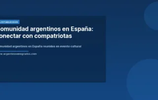Comunidad argentinos en España reunidos en evento cultural